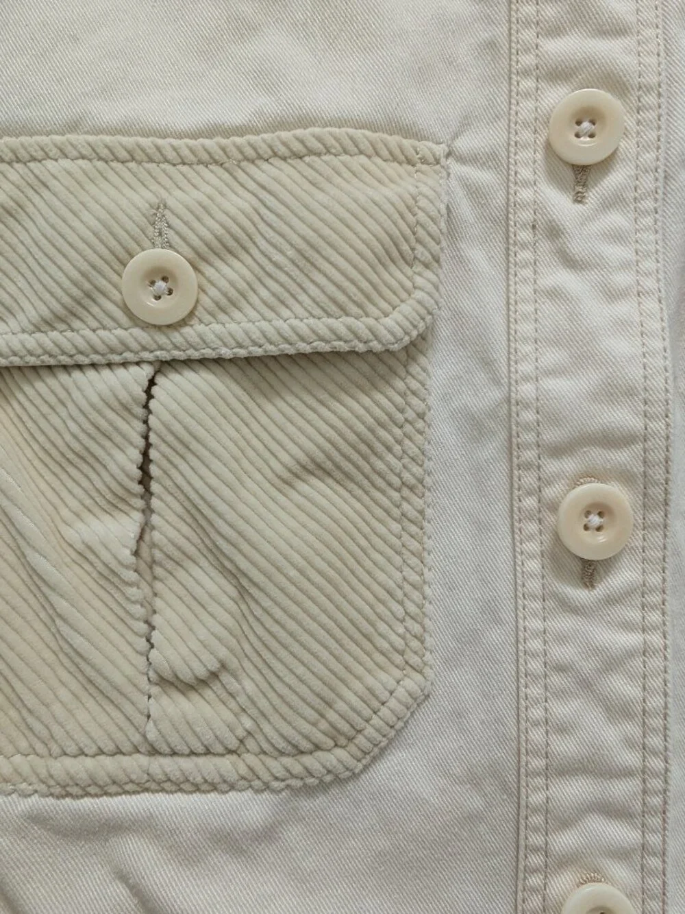 NWOT Madewell Chino Boxy Shirt Jacket - Picture 10 of 13